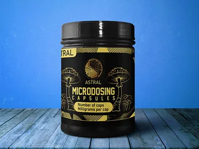 Label Design For Microdosing food graphic graphic design label medicine packaging