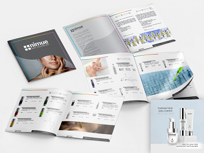 Brand development (Nimue UK) branding brochure digital graphic design identity logo marketing print social media