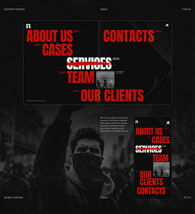 Marketing agency Revolt. Landing page. UI/UX - Homepade Design branding clean design figma figma design figma expert homepage design landing page design marketing website design modern stylish ui ui design uiux ux web design website design website designer