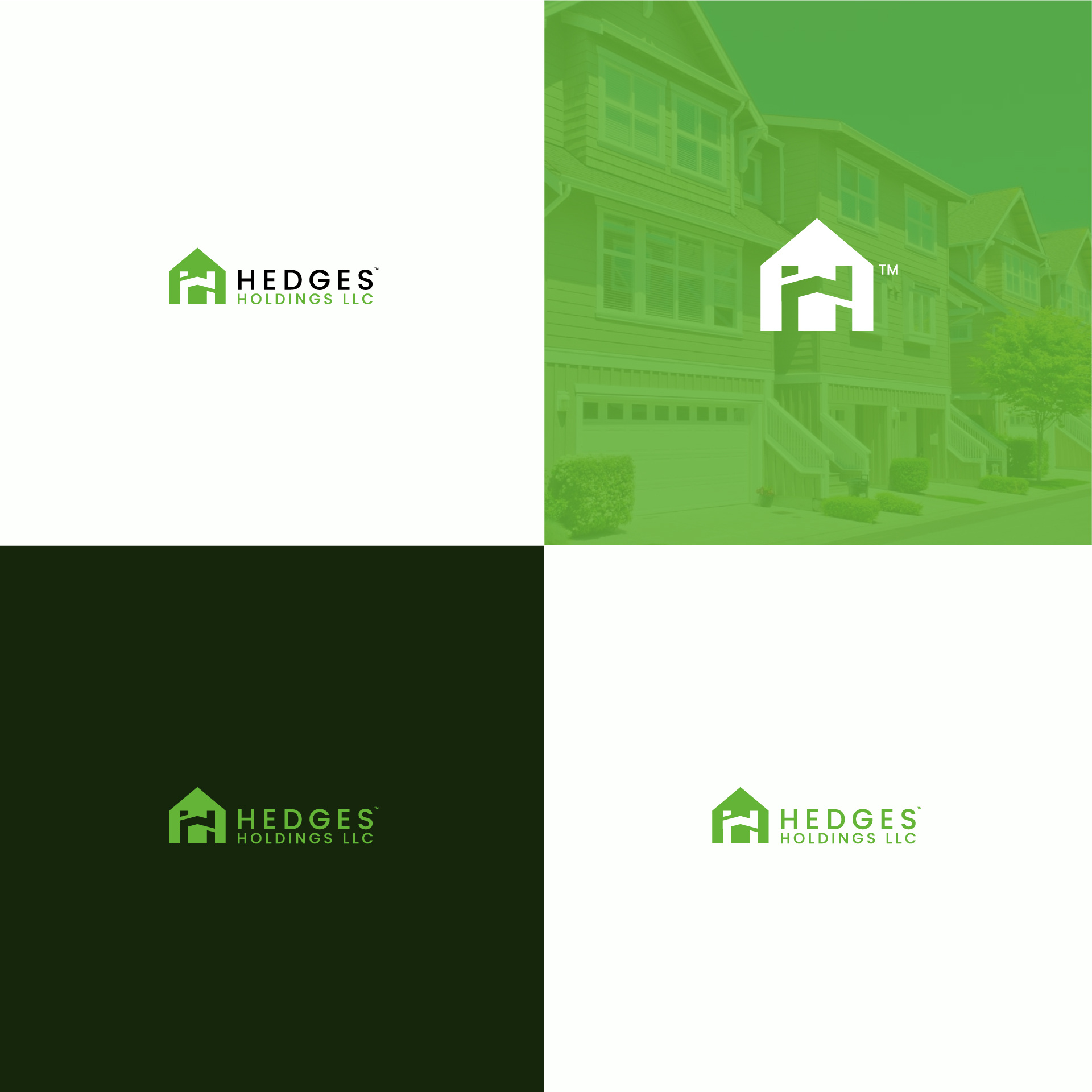 Real Estate Investor 3 Logos branding graphic design logo motion graphics real estate investor logo