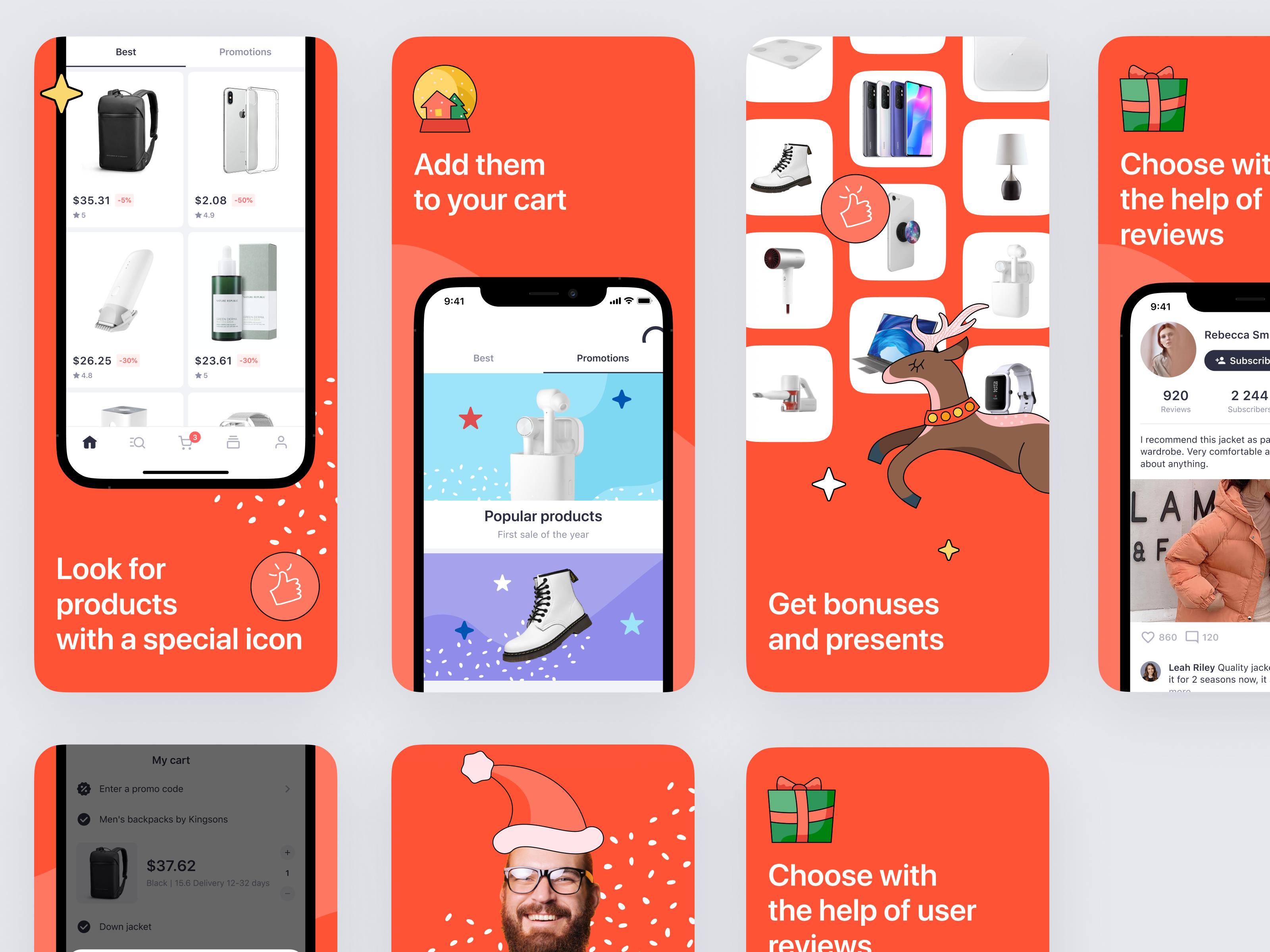 Example of Joom App - App Store Window