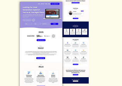 Lead Generation Based Design design graphic design ui ui design ux ui ux design web web design website website design