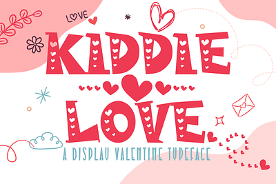 Kiddie Love Font font font awesome font design font family love typeface valentine