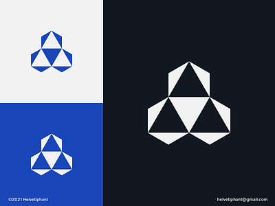 Prismagon - Icon Design brand design brand designer branding creative logo icon logo logo design logo design concept logo designer minimalist logo negative space logo prism prism logo shapes tech logo technology logo triangle logo