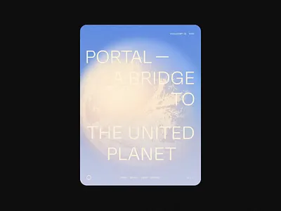 PORTAL // Responsive screens animation clean desktop homepage interaction landing page mobile motion responsive tablet ui ux web website