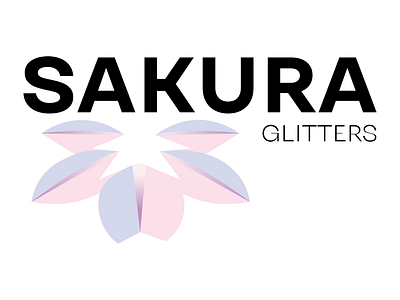 Abstract project/Sakura Glitters Logo branding design flat graphic design illustration illustrator logo typography vector