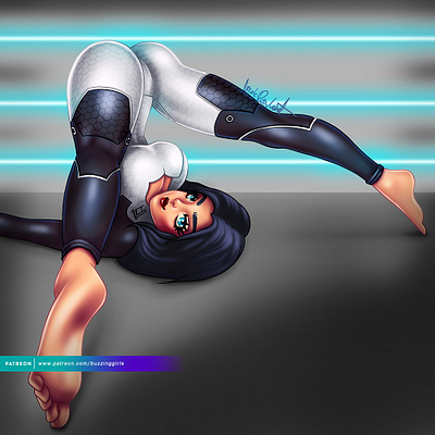 Miranda Lawson | Mass Effect artwork artworks design digital painting game art girls illustration illustration art pinup girl sexy girl