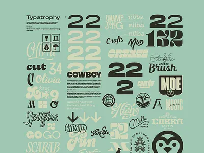 Type collage 1 design fonts lettering type typography