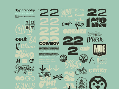 Type collage 1 design fonts lettering type typography