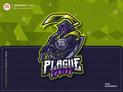 Plague Gaming Mascot Logo cartoon cartoon character character esport esport team esportlogo game logo game online gamers gaming illustration logo mascot mascot design mascotlogo streamers twitch twitch logo vector youtube banner