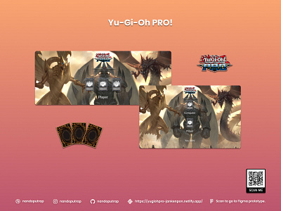 Jankenpon Yu-Gi-Oh Pro-Style game html html css javascript