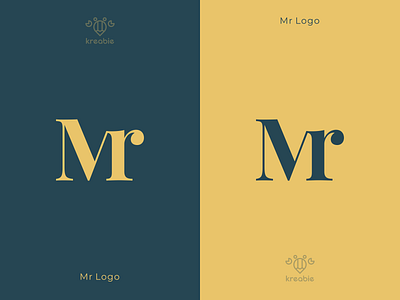 Mr Logo cool design initial initial logo initials logo letter line logo m minimalist modern monogram simple