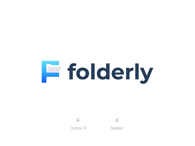 folderly Logo design brand branding business clean corporate creative f letter logo folder design folder icon folders logo meaningful logo modern unique logo