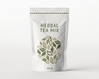 Package Design Herbal Tea Mix creative creativity design designer label label design labeldesign minimal modern package package design packaging packaging design typography