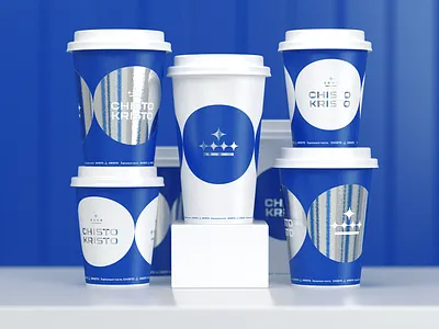 Chisto Kristo blue brand branding car clean crown design identity logo logoped logotype mark mirror russia spark star stars symbol wash washing