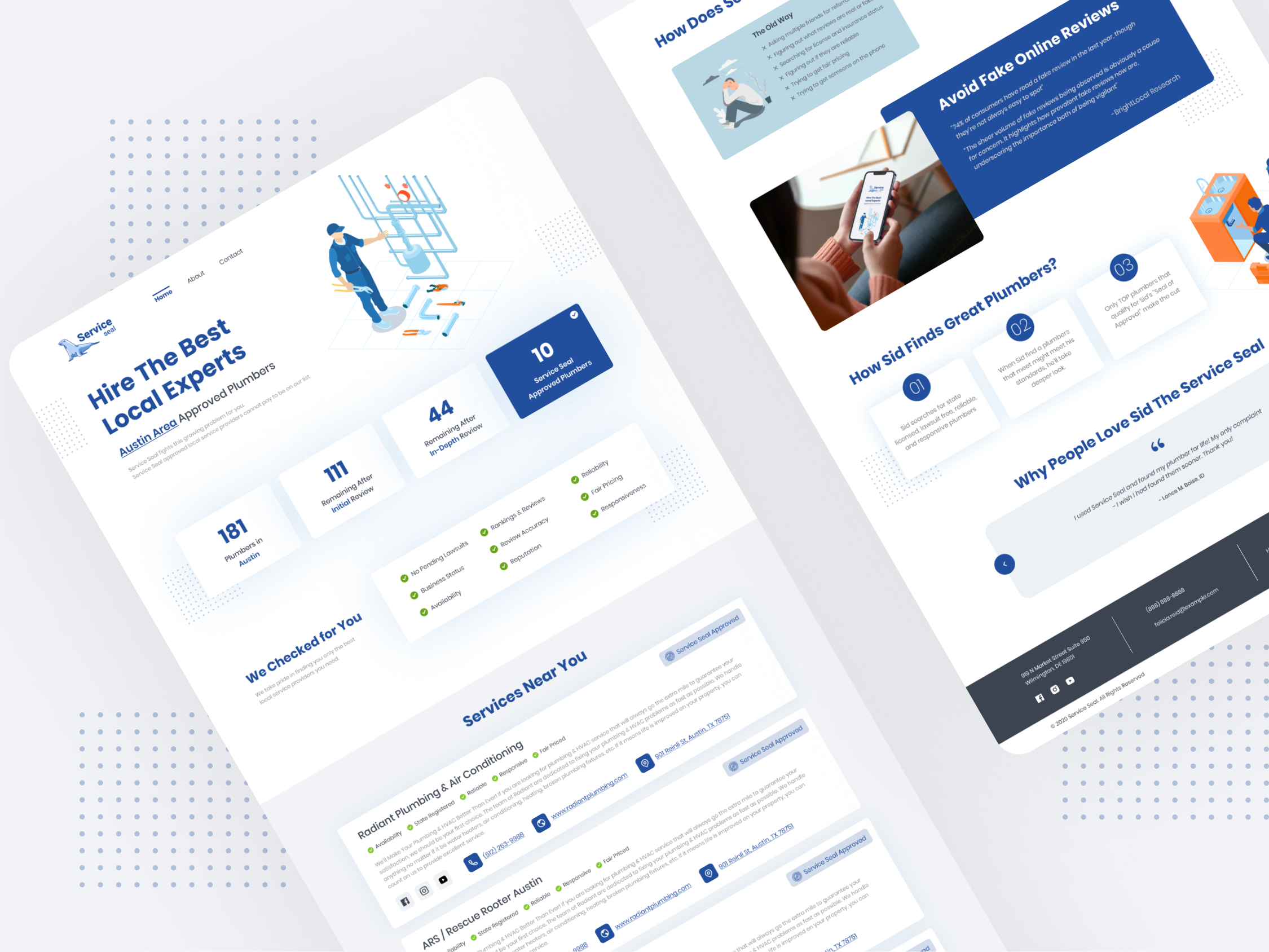 Example of Modern & Professional UI/UX Design