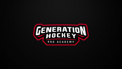 Generation Hockey - Ice Hockey - Secondary logo design hockey ice hockey illustration logo sports branding sports logo team logo