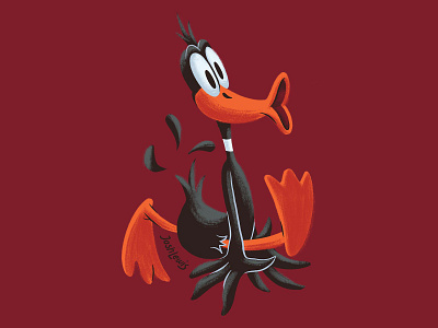 Hoohoohooo! cartoon children childrens book duck fan art illustration kidlitart kids looney tunes picture book