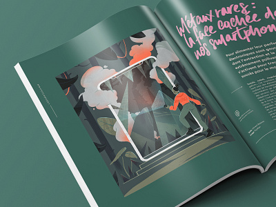 Chut! Magazine. art direction illustration print vector