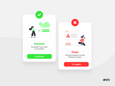 Flash Message #DailyUI app card dailyui dailyuichallenge design error error message flash message flash messages flat graphic design minimal success success message ui ux