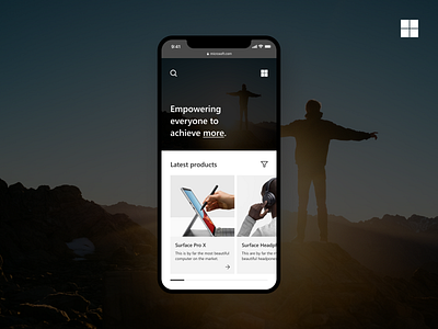 Microsoft Store redesign (1) app concept microsoft mobile mobile design redesign shop ui ux website website concept website redesign
