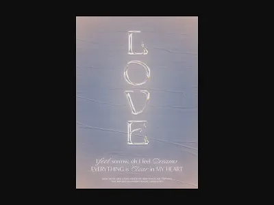 Love Poster 3d 3d type lettering lettering art love poster print printmaking prints type typeography typogaphy