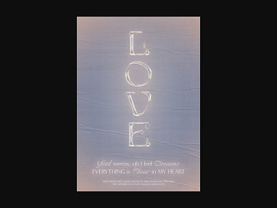 Love Poster 3d 3d type lettering lettering art love poster print printmaking prints type typeography typogaphy