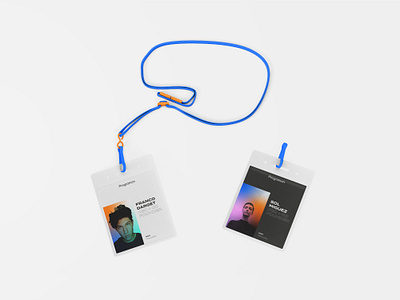 Programon - Brand Identity and Social Media brand design brand identity branding design graphic design id card id lanyard logo social media