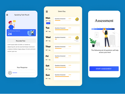 Education App app app design ui ui design user experience user interface ux uxdesign visual design web design