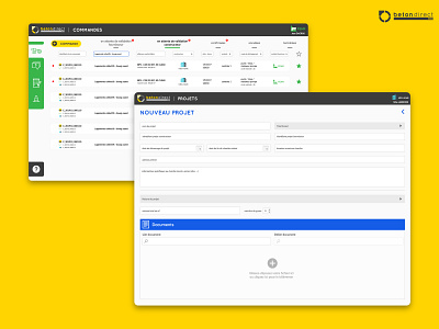 Plateforme SaaS BTP 01 design responsive saas saas app ui ux webdesign
