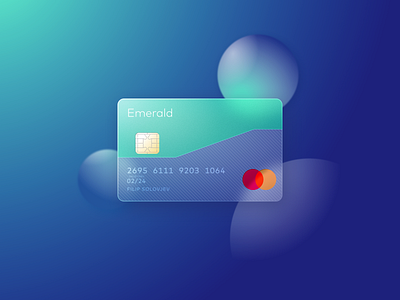 Glassmorphic Credit Card bank blur branding branding concept clean creative creditcard design experiment exploration figma glasmorphism glass glow mastercard transparent trends2020 virtual card