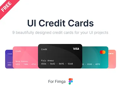 Cradit Cards UI Kit (Freebie) community figma figma freebie free freebie freebies ui ui kit uikit