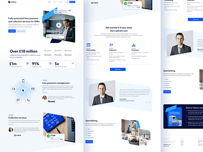 Kolleno website blue fintech websites