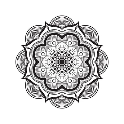 Simple Mandala Art Design design illustration mandala art mandala design