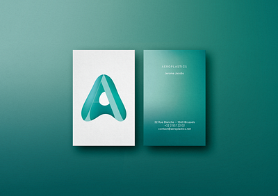 Aeroplastics branding business cards design gradient graphic graphic design identity illustrator karolienpauly logo stationary stationery typography vector