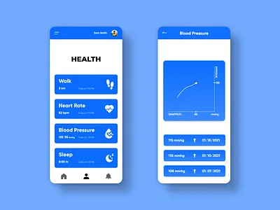 Day18 AnalyticsChartHealthMonitor app design typography ui