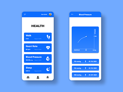 Day18 AnalyticsChartHealthMonitor app design typography ui