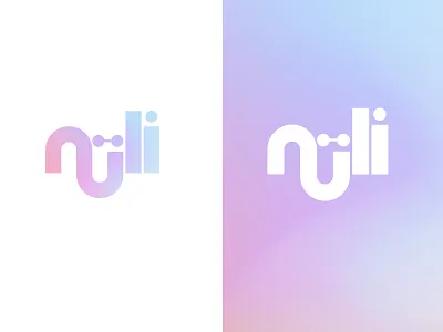 Logo Nüli app Fitness art direction brand design brand identity branding colorful fitness app fitness app ui fitness logo gradient gradient logo icon logo iconography logo logo app logo fitness logodesign logos logotype logotypedesign typography