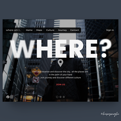 - Where App - Find your location design icon ui ux web web design website