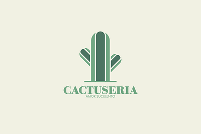 Logo Cactuseria brand brand design brand identity branding cacti green logo logo design logo designer logo mark logodesign logoplant logos logotype plant plant logo plants vintage vintage design vintage logo