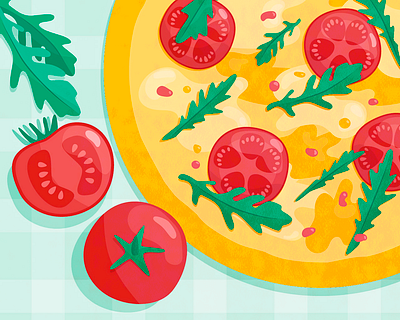 pizza art food illustraion pizza vector