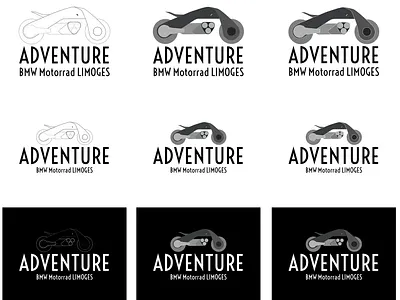 Adventure BMW Motorrad Limoges adventure bmw branding design illustration logo logo design logodesign motorbike vector