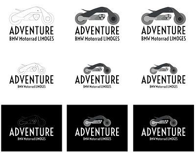 Adventure BMW Motorrad Limoges adventure bmw branding design illustration logo logo design logodesign motorbike vector