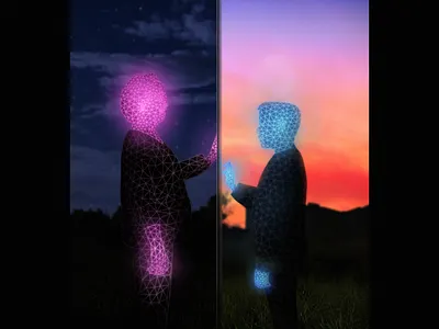 the opposites aesthetic artwork blue aesthetic blue art chill vibes chillhop art illustrator lofi art lowpoly lowpoly art opposites photoshop poster design purple aesthetic purple artwork the opposites vaporwave ａｅｓｔｈｅｔｉｃ