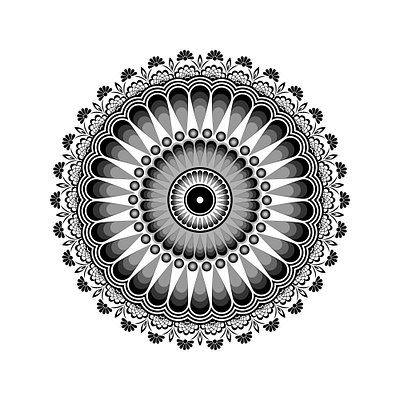 Simple Mandala Art Design pattern design