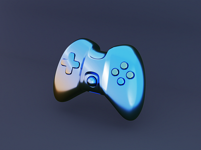 Game Controller 3d blender render