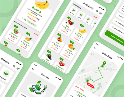 Grocery Store App adobe xd android app android app design grocery app grocery online grocery store ios app ios app design mobile app mobile app design ui ui design ux uxui