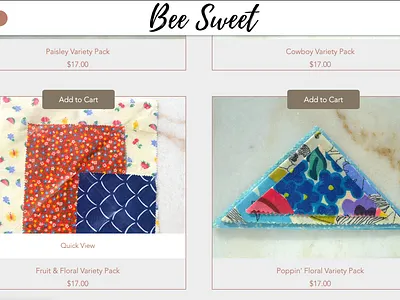 More from Bee Sweet branding design shopping web