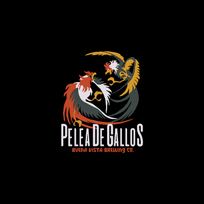 Pelea de Gallos T-shirt Design beer design flat identity mexican art minimal print screen print typography vector