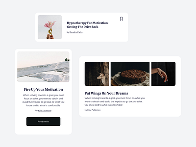 Article Cards UI Design article article card blog blog post card design card ui card ui design ui ui design daily ux